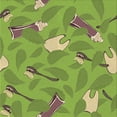 thumbnail image 1 of Ahgly Company Machine Washable Indoor Square Transitional Pistachio Green Area Rugs, 4' Square, 1 of 7