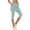 Mint Green, variant on Capri Tennis Skirted Leggings for Women with Pockets Tennis Yoga Solid Stretchy Cropped Pants Pickleball Clothing