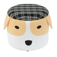 thumbnail image 1 of Jessar - Pouf Rond / Repose-Pieds avec Rangement pour Enfants, de la Collection Diego, Motif Chien, 1 of 2