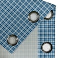 thumbnail image 4 of Ambesonne Checkered Grommet Curtain, Picnic Tile in Blue, 50" x 108", Blue Pale Blue, 4 of 6