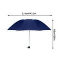 thumbnail image 3 of ufehgfjh Extra Large Umbrella Double Purpose Thickened Sunshade Umbrella Folding Umbrella, 3 of 6