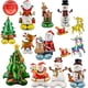 thumbnail image 1 of Globo navideño estéreo 4D de gran tamaño con base para globos, Papá Noel de pie, árbol de Navidad, trineo, ciervo, suministros de decoración, 1 of 5