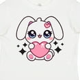 thumbnail image 4 of Inktastic Valentine Bunny Baby Heart Girls Toddler T-Shirt, 4 of 5