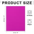 thumbnail image 2 of 24 Sheets Neon Paper 8"x11" 250gsm Fluorescent Bright Cardstock,Purple, 2 of 6