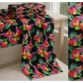 thumbnail image 6 of Soimoi Cotton Poplin Fabric Leaves,Laceleaf & Lupine Floral Printed Fabric 1 Yard 42 Inch Wide, 6 of 7