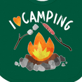 thumbnail image 4 of Inktastic I Love Camping- Campfire, Hot Dog, Marshmallows Boys or Girls Baby Bib, 4 of 4