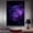 Purple, variant on Mudket Framed Purple Leopard Canvas Wall Art, Glamorous Animal Print Wall Decor, Trendy Black Background Art Ready to Hang - 12"L x 8"W
