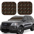 thumbnail image 1 of Balery Wild West Cowboy Parasol para parabrisas de coche de 2 piezas | Parasol plegable para parabrisas delantero de coche para la mayoría de sedanes-Medium, 1 of 6