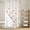 Beige, Brown, White, variant on Beige Floral Dandelion No Hook Shower Curtain with Snap in Liner, Waterproof Fabric Shower Curtains, Spring Farmhouse Botanical Flowers Shower Curtain Set Top See Through for Bathroom 36"x72"