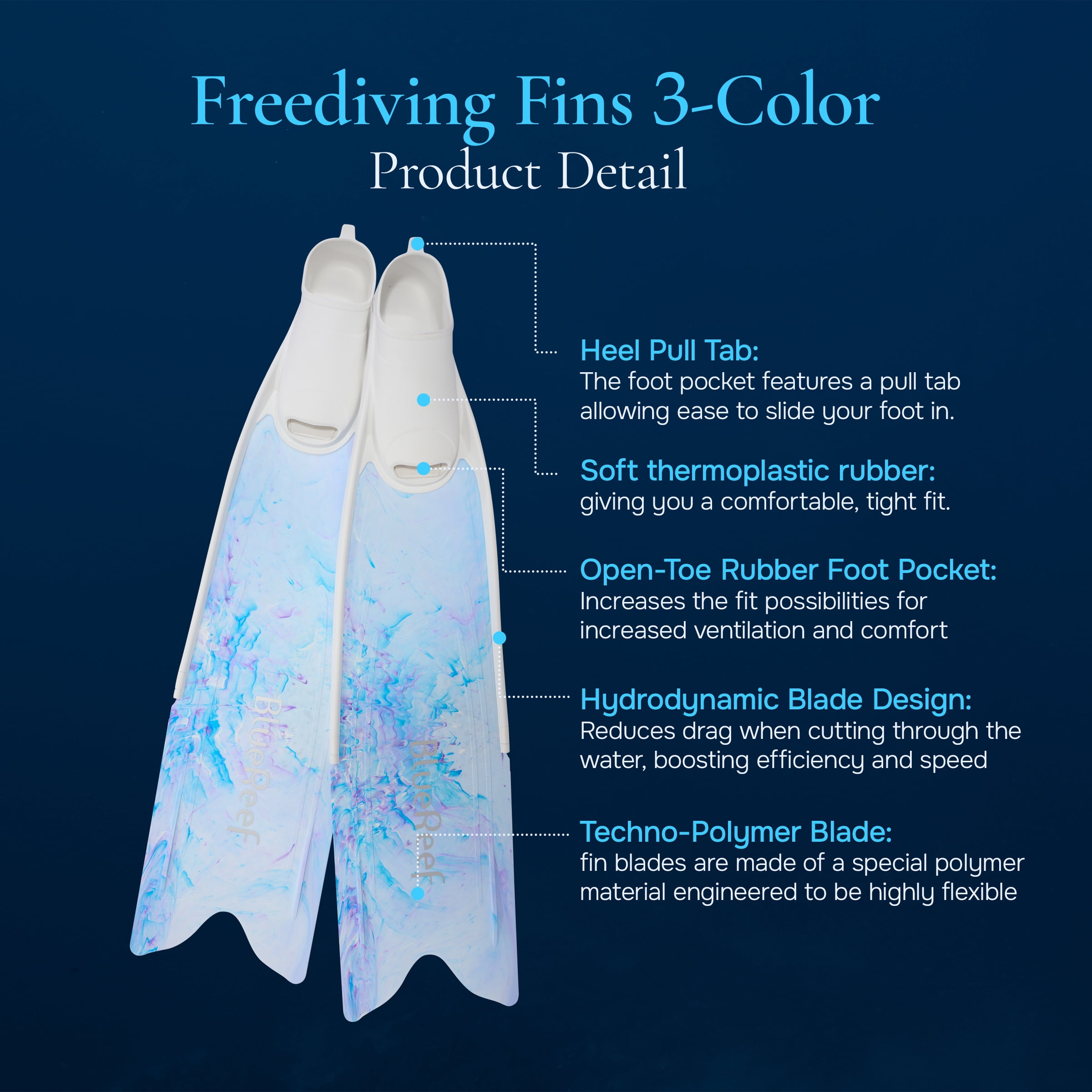Blue Reef Freediving Fins