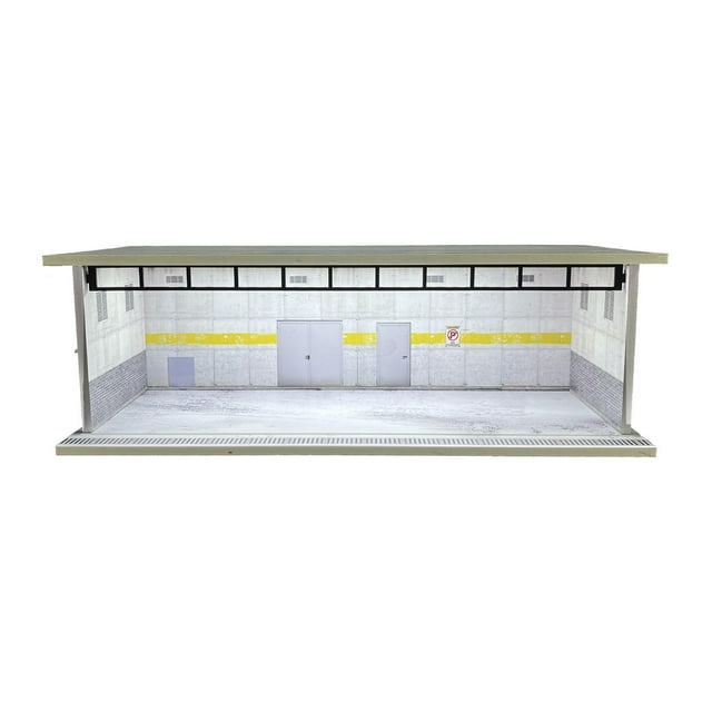 BELOVING 1/64 Model Car Display Case Built in LED Light Collection Accessory Showcase Style E