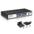 thumbnail image 1 of Conmutador Ethernet PoE Goalake 19 puertos 16 puertos PoE+ 240 W, 1 of 9