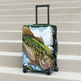 thumbnail image 6 of Picia i like big Bass & i cannot lie Luggage Protector Cover Thicken Suitcase Protector Cover Fit 18-32 Inch Luggage-Large, 6 of 7
