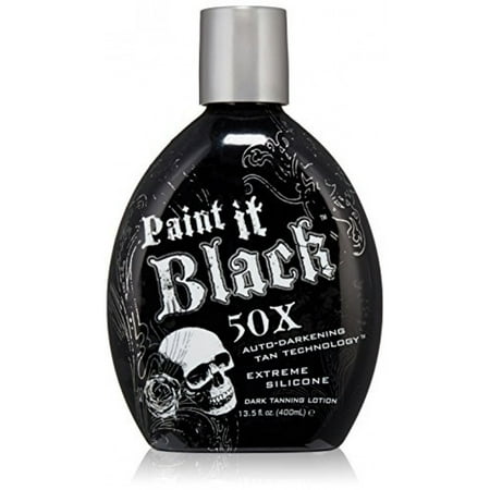 Millenium Tanning New Paint It Black Auto-darkening Dark Tanning Lotion, 50X, 13.5