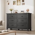 thumbnail image 4 of 6 Dresser for Bedroom, 47" Wide Drawer Dresser with Storage Freestanding, Wooden Closet Storage Chest for Living Room, Bedroom, Entryway, 4 of 7