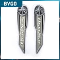 thumbnail image 1 of 2pcs Gas Tank Decal Universal Durable Abs Plastic Gas Tank Badge Emblem Practical Gas Tank Sticker Motorcycle Accessories0119.3cm x 3.8cm He Qiyong unisex, 1 of 1