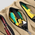 thumbnail image 6 of Multifunctional portable tool bag with 5 zippered compartments, durable and lightweight storage organizer for automotive, electrical, outdoor, camping and DIY tools, 6 of 7