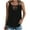 Black, variant on Sevevn Women's Fashion Casual Pullover Sleeveless Round Neck Shirt Top Blouses Tank Yellow M Summer Gift