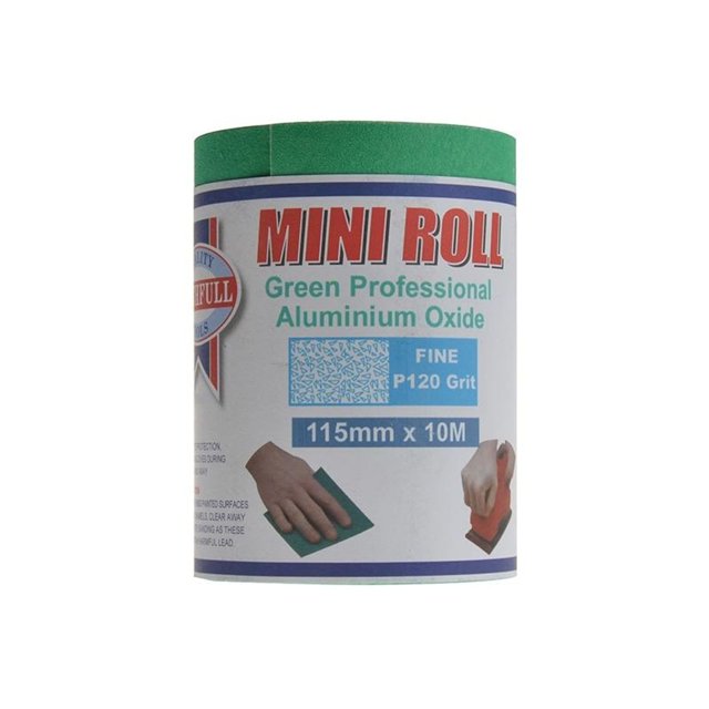 Faithfull 115mm Green Aluminium Oxide Paper Roll