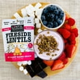 thumbnail image 5 of Lentil Telepathy Crunchy Toasted Snacks - Healthy Low Calorie Snacks, 100% Plant-Based Gluten Free Ready to Eat Straight from the Bag, Non-GMO, 4 Ounce Bags (W) (SmokyMarshmallow1Pack), 5 of 7