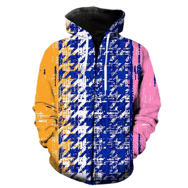 Sudadera con capucha y cremallera de estilo francés a rayas para hombre, unisex, de gran tamaño, genial, 2024, gran oferta, con capucha, chaquetas, tops, moda, divertida, manga larga