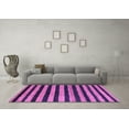 thumbnail image 3 of Ahgly Company Indoor Rectangle Oriental Purple Modern Area Rugs, 2' x 3', 3 of 4