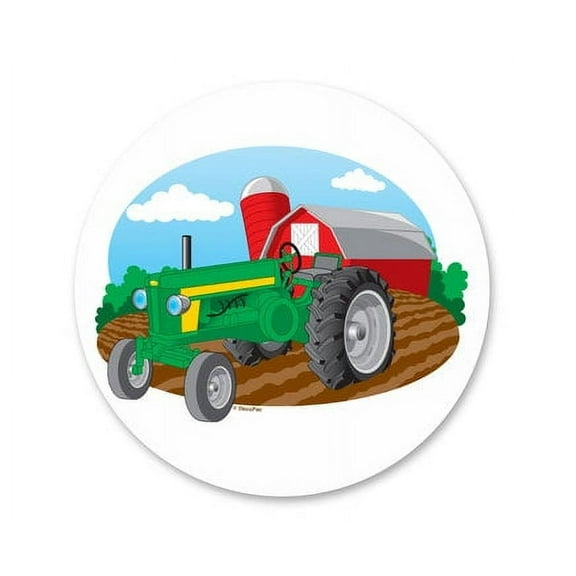Farm Tractor Edible Icing Image Cake Decoration Topper -1/4 Sheet