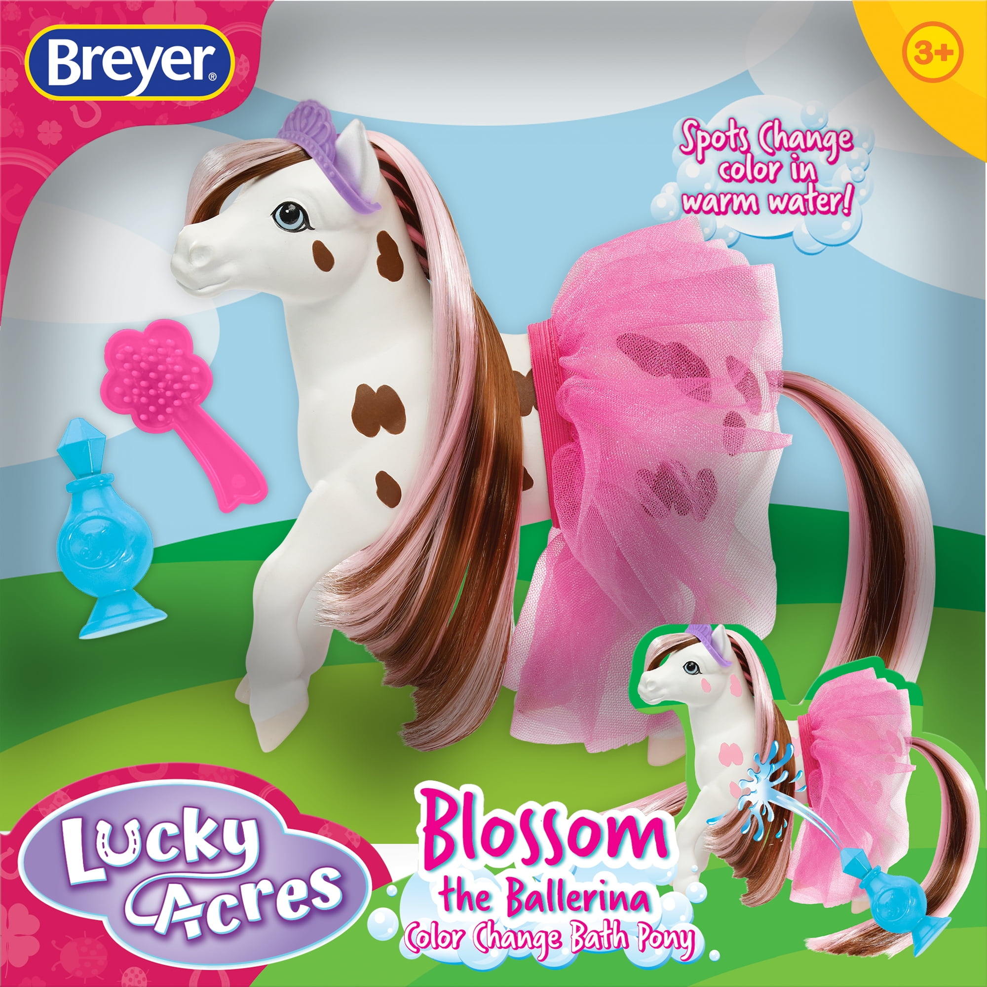 Breyer Lucky Acres Blossum the Ballerina Horse Color Changing Bath