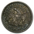 thumbnail image 2 of 1853 Liberty Seated Quarter w/Arrows & Rays XF, 2 of 2