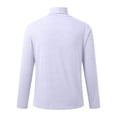 thumbnail image 6 of TOWED22 Men's Casual Cotton Mock Turtleneck Long Sleeve T-Shirts Solid Pullover Basic Lightweight Tee Tops(White,M), 6 of 6