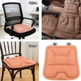thumbnail image 3 of Skin-Friendly & Dirt-Repellent Leather Seat Cushions, Universal Non-Slip Breathable Memory Foam Seat Pad for Car, Provides Comfort and Support and Easy Cleaning, for Car, Office & Home, 3 of 7