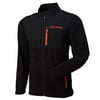 Polaris Black Red Full Zip Trail Mid Layer Jacket Moisture Wicking Fleece - X-Large 286144509