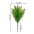 thumbnail image 3 of Efavormart 2 Bushes | 18" Artificial Green Boston Fern Leaf Stems, Faux Fern Plants Decor, 3 of 11