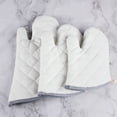 thumbnail image 2 of Oven Mitts Heat Resistant Oven Glove, Soft Cotton Lining with Non-Slip Surface for Kitchen Baking BBQ Kitchen Non Slip Heat Resistant Microwave Oven Baking Gloves Cotton Mittens, 2 of 7