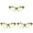 Yellow 3PCS, variant on High Definition Night Driving Glasses Glare Polarized Night Reduce Eye Strain Men Women