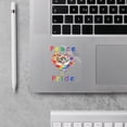 thumbnail image 2 of Peace Love Pride Ragdoll with Rainbow Sunglasses LGBT LGBTQ+ Cutout Transfer Sticker Cat Lover Kitten Owner Gifts Idea Transparent Decal Art Decor - 01004, 2 of 5