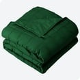 thumbnail image 1 of Bare Home 17 lbs Weighted Blanket for Adults - 60" x 80" - 210tc Twill Cotton, Forest Green, 1 of 7