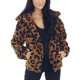 thumbnail image 2 of Pntutb Mujer Suelto Invierno Cálido Clásico Manga Larga Flip Tie Cremallera Abrigo Flash Picks Pntutb Pntutb-6193, 2 of 9