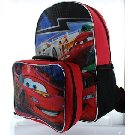 Fast Forward - Backpack - Disney - Cars w/Lunch Bag New 56084 - Walmart.com