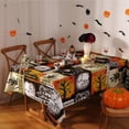 thumbnail image 2 of Halloween Tablecloth, Halloween Table Cloth Rectangle Table, Castle Tomb Zombie Ideal Gifts, 60×84in, 2 of 6