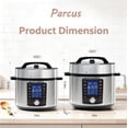 thumbnail image 3 of 8.45Quart Electric Pressure Cooker, 24-in-1 Multi Stainless Steel Cooker for Canning, Slow Cook, Yogurt, Steam, Rice, Soup, Beans, Poultry, Beef, Bake, Stew, Porridge, 3 of 8