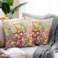 thumbnail image 2 of Throw Pillow Covers 18x18 Inch Set of 2, Orange Spring Floral Waterproof Outdoor Pillow Covers, Modern Oil Painted Daisy Botanical Decorative Cushion Pillowcases for Couch, Sofa, Bed, Garden, Patio, 2 of 9