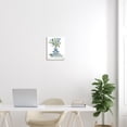 thumbnail image 2 of Stupell Industries Blue Flower Arrangement Ornate Pottery Still Life Painting Unframed Art Print Wall Art, Design by Cindy Jacobs, 2 of 5