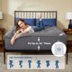 thumbnail image 4 of Cubrecolchón BEDLORE King, grueso, con la parte superior acolchada y suave, 4 of 8