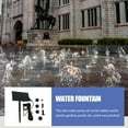thumbnail image 4 of OULII 1 Set Solar Powered Bird Fountain Kit Black Abs Simple Design for Garden Decorations, 4 of 8
