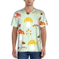 thumbnail image 4 of Haiem Hip Hop Hipster Baseball Jersey Button Down Shirts Sports Uniforms Men Women Jersey(Mushroom Bee,Large), 4 of 9