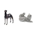 thumbnail image 1 of Elegante Figura De Resina De Animal, Escultura De Gato Galgo, Adorno De Mesa, Estatua Decorativa Para Sala De Estar, Dormitorio, Oficina, Decoración Del Hogar, Centro De Mesa, 1 of 8