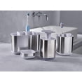 thumbnail image 2 of Joseph Joseph EasyStore Stainless-Steel Toothbrush Holder Bathroom Storage Organizer Caddy, Large, 2 of 8