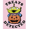 thumbnail image 2 of Girl's Monsters Inc Halloween Alien Treats Detected  Graphic Tee Light Pink X Large, 2 of 4