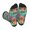 3 Black, variant on Hawaii Palms Print Crew Socks for Men and Women, Men's Soft Moisture-wicking Sock